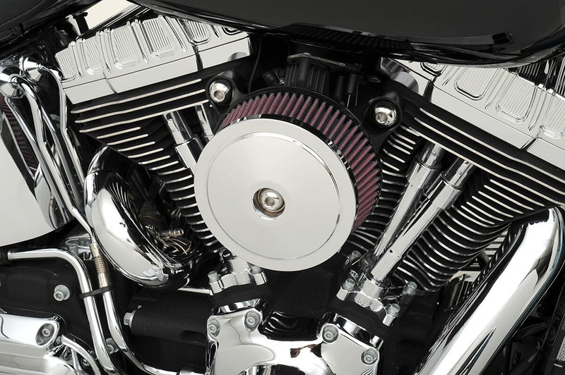 S&S Cycle Chrome Bob Dome Stealth Air Cleaner Cover #170-0120