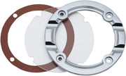 Kuryakyn Clear Trap Door For Standard & Blood Groove Hypercharger In Chrome #KUR8746