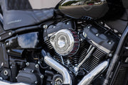 S&S Cycle Chrome Mini Teardrop Stealth Air Cleaner Cover for Various Various Harley-Davidson Motorcycles (See Fitment List) #170-0367