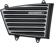 Kuryakyn Classic Faceplate For Hypercharger ES In Chrome/Black For All Hypercharger ES Air Cleaners #KUR9369