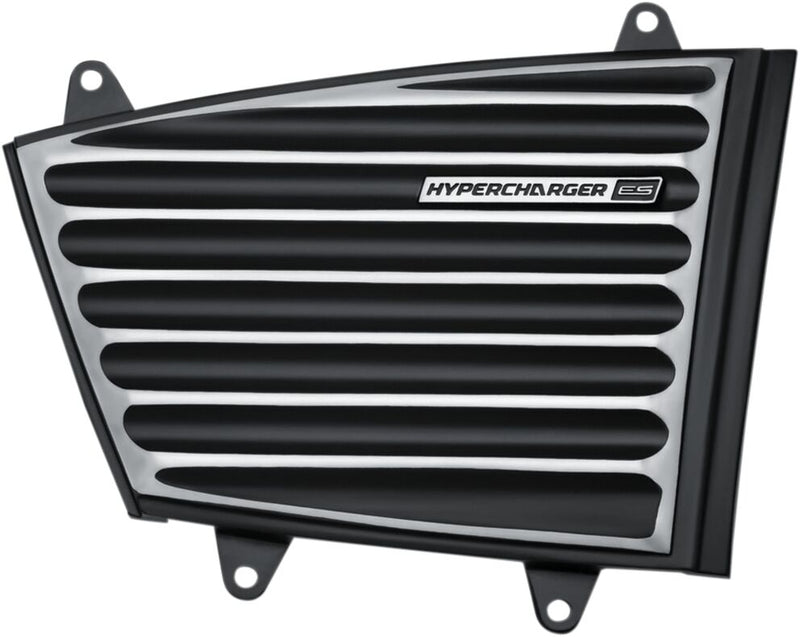 Kuryakyn Classic Faceplate For Hypercharger ES In Chrome/Black For All Hypercharger ES Air Cleaners