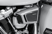 Kuryakyn Classic Faceplate For Hypercharger ES In Chrome/Black For All Hypercharger ES Air Cleaners #KUR9369