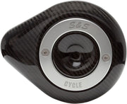S&S Cycle Stealth Carbon Fibre Teardrop Air Cleaner Cover for Various Various Harley-Davidson Motorcycles (See Fitment List) #170-0501