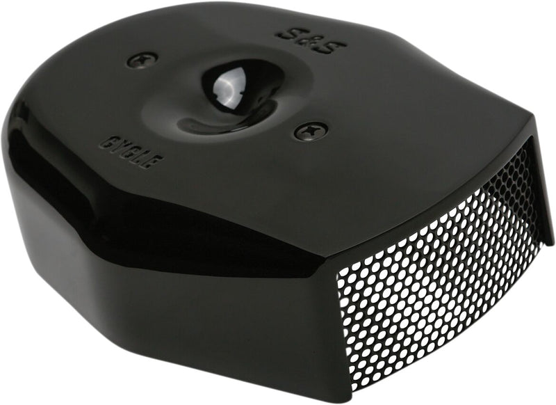 S&S Cycle Gloss Black Stealth Tribune Air Cleaner Cover #170-0593