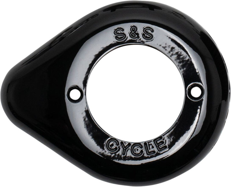 S&S Cycle Gloss Black Air Cleaner Teardrop Cover