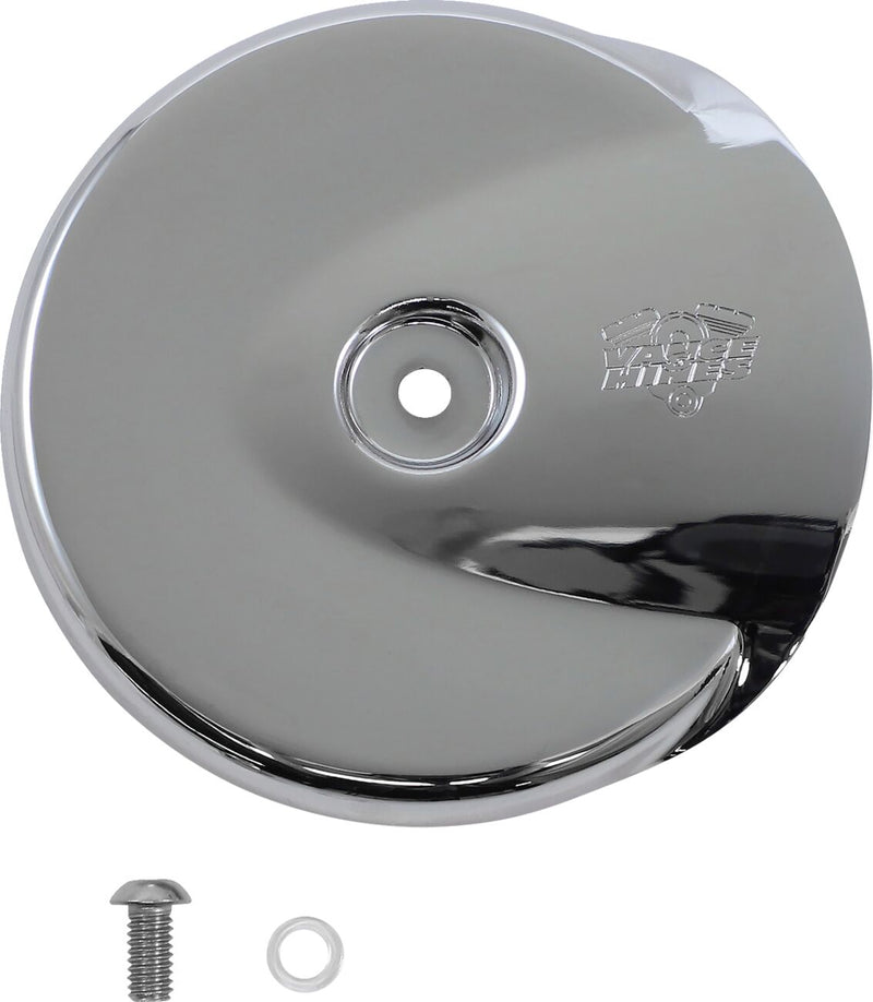 Vance & Hines Air Cleaner Cover - Each - Chrome for Harley-Davidson Touring, Softail, Sportster & Dyna 1991-2024