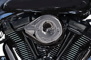 S&S Cycle Stealth Teardrop Air Cleaner Cover for 2017-2023 Harley-Davidson Lava Chrome
