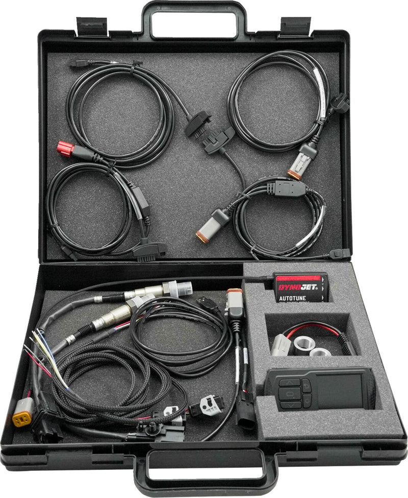 Dynojet-Harley Power Vision 3 Harley-Davidson Tuner Kit for 2001-2022 Harley-Davidson Shop Tuner Kit Black Red
