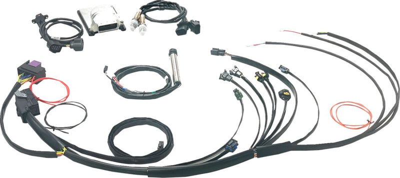NAMZ Complete Stand-Alone EFI Engine Management System for 2001-2002, 2004, 2008-2017 Harley-Davidson Engine Control Module Black Kit #N-EFI-01