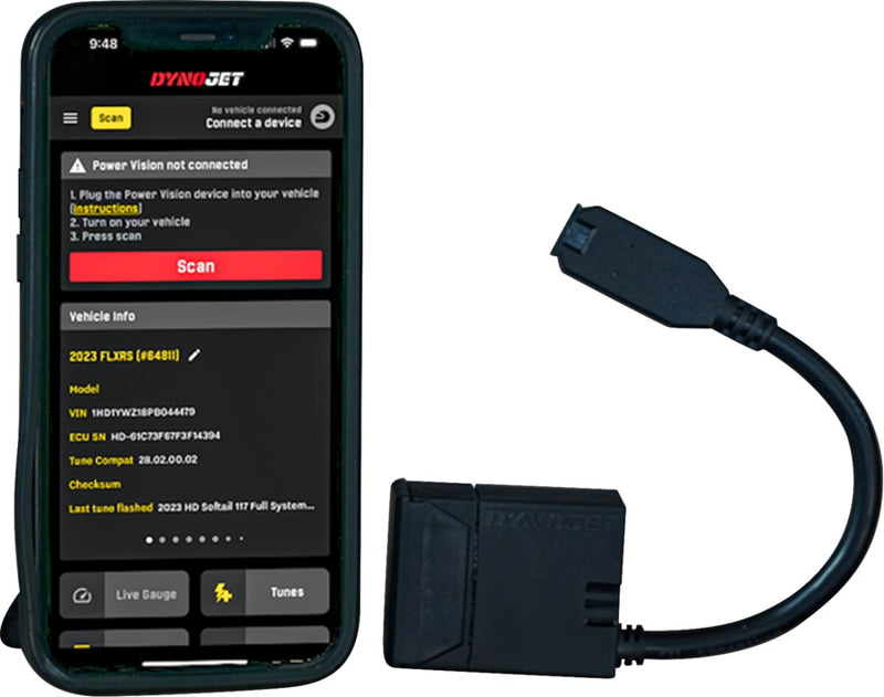 Dynojet-Harley Power Vision 4 Fuel Injection Controller for 2023-2025 Harley-Davidson Black Red Each