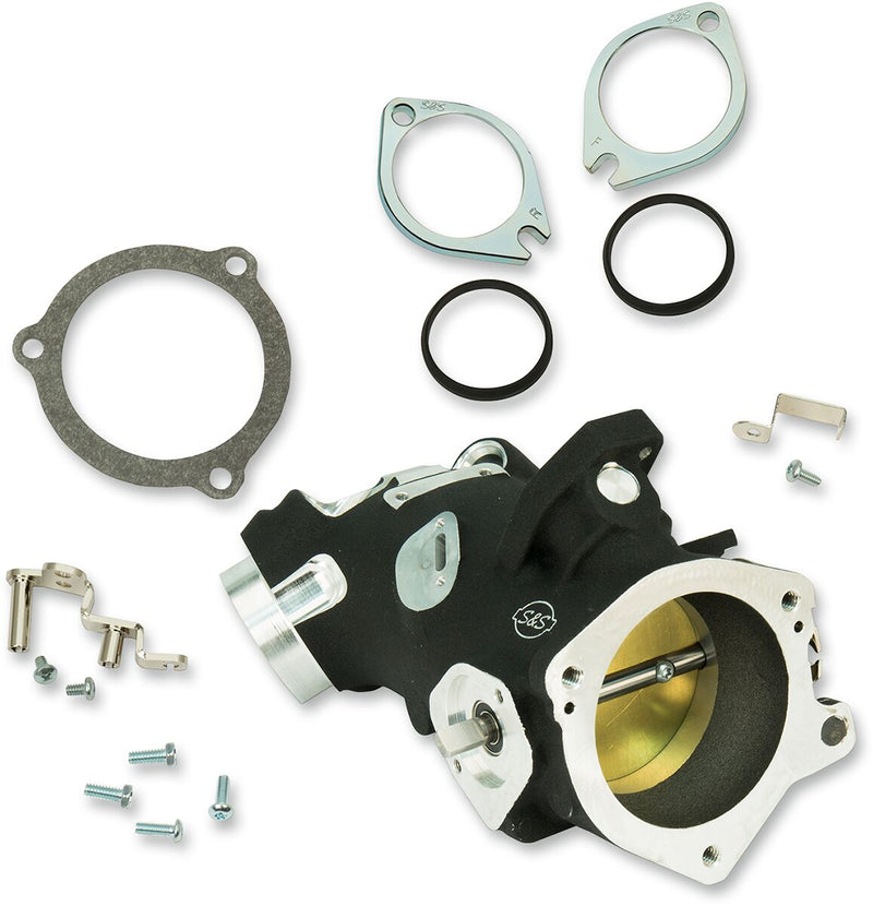 S&S Cycle 58mm Throttle Hog Cable-Operated Throttle Body for Various Various Harley-Davidson Motorcycles (See Fitment List) Throttle Cable