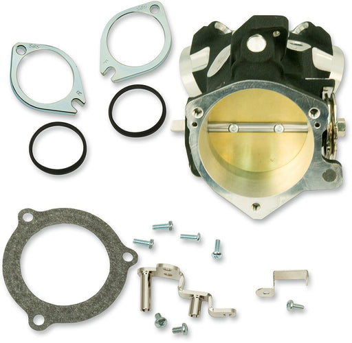 S&S Cycle 66mm Throttle Hog Cable-Operated Throttle Body for Various Various Harley-Davidson Motorcycles (See Fitment List) Throttle Cable
