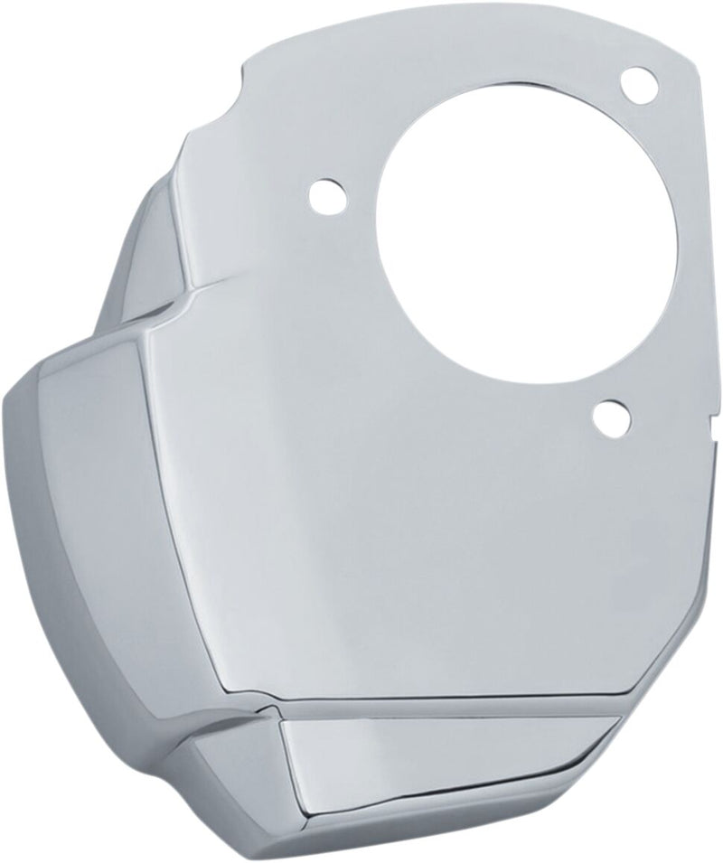 Kuryakyn Precision Throttle Servo Motor Cover In Chrome For Harley-Davidson 2017-2023 Touring, Trike & Softail Models With Kuryakyn Air Cleaner Models #KUR9340