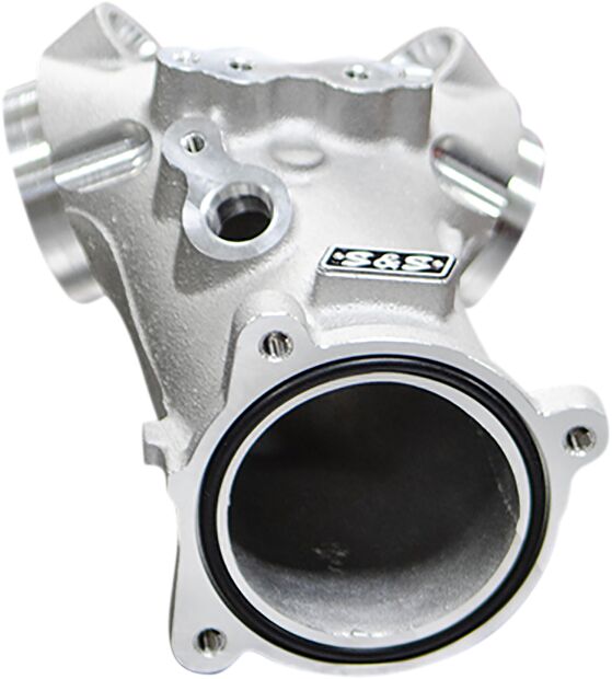 S&S Cycle 55mm Performance Intake Manifold in Silver Finish For 2017-2023 M8 Softail & Touring Models #160-0241A