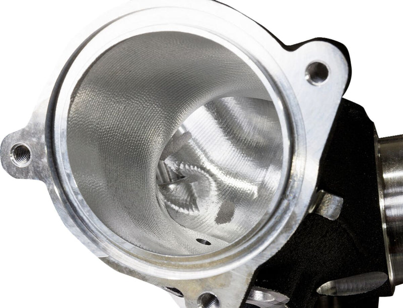 S&S Cycle CNC-Ported 55 mm Intake Manifold for 2017-2025 Harley-Davidson Black Powder Coated Carburetor #160-0276
