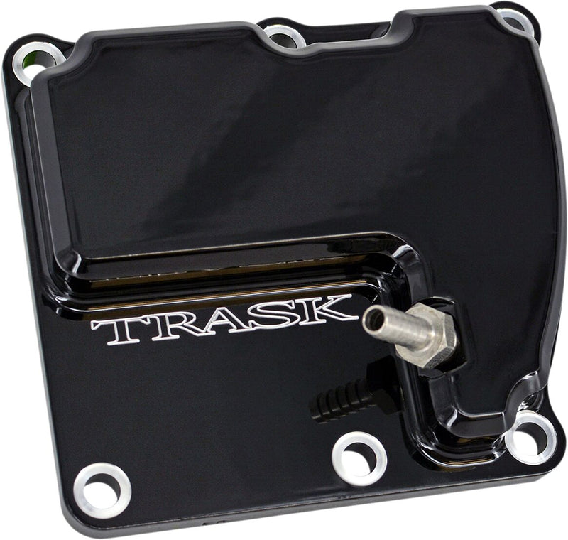 Trask Vented Transmission Cover for 2007-2026 Harley-Davidson Touring and 1999-2006,2018-2026 Harley-Davidson Softail #TM-2041BK