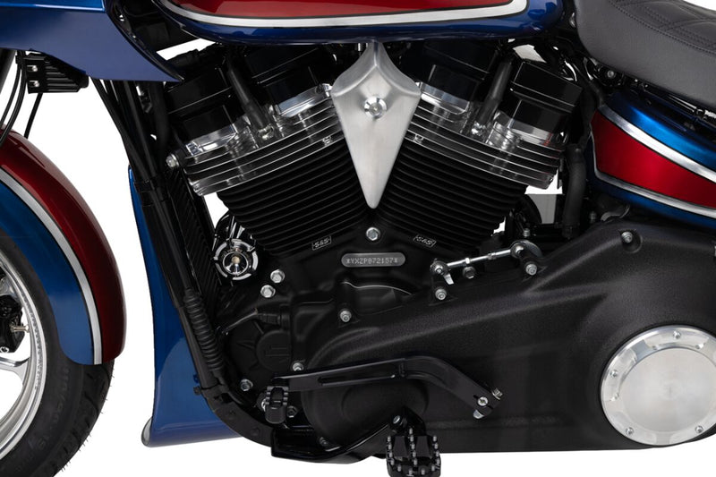 Trask Vented Transmission Cover for 2007-2026 Harley-Davidson Touring and 1999-2006,2018-2026 Harley-Davidson Softail #TM-2041BK