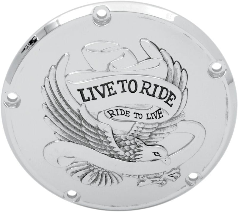 Drag Specialties Live To Ride Derby Cover #33-0065CA