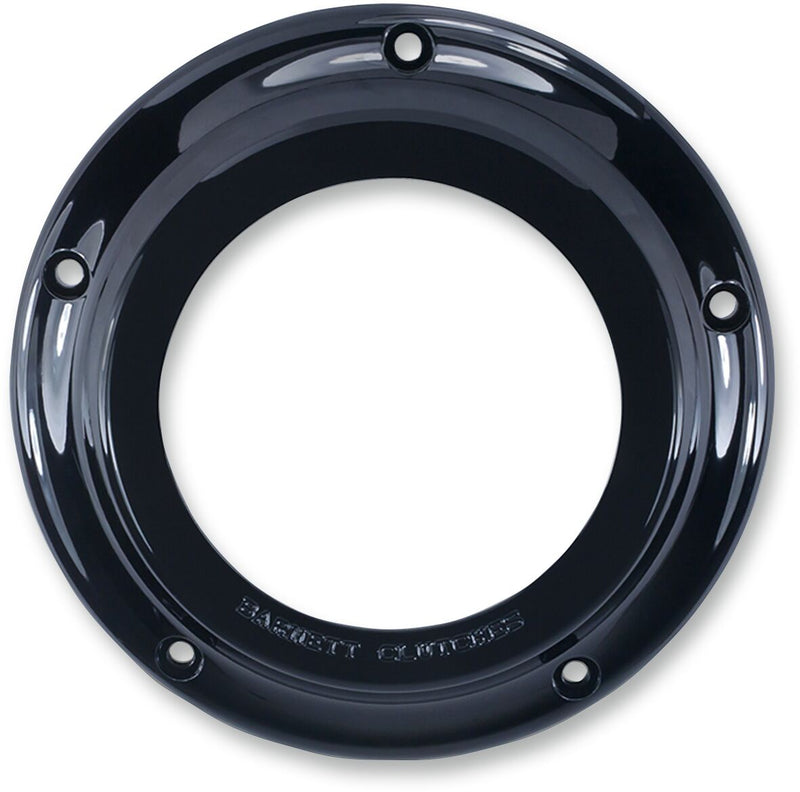 Barnett Scorpion Series Derby Cover - Clear, Each, Billet Aluminum - Anodized / Black for Harley-Davidson Touring, Softail & Trike 2015-2026