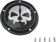 Drag Specialties Split Skull Derby Cover Fits Harley-Davidson Dyna, Softail, Touring, Trike Models 1999-2017