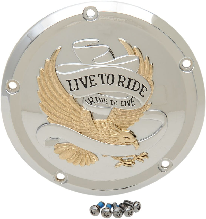 Drag Specialties Live To Ride Derby Cover Fits Harley-Davidson Touring, Trike Models 2015-2024