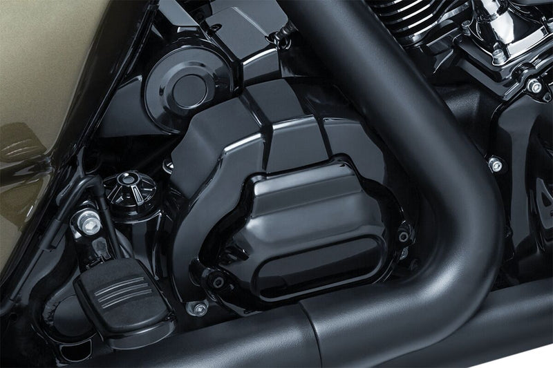 Kuryakyn Transmission Shroud in Gloss Black For 2017-2023 Touring & Trike Models