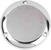 Thrashin Supply Co. 3 Hole Billet Derby Cover In Polished For 1984-1999 Evo Twin Cam