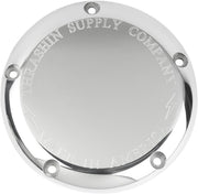 Thrashin Supply Co. Dished Derby Cover In Polished For 1999-2017 Dyna, 2007-2018 Softail and 2007-2015 Touring and Trike