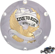 Drag Specialties Live To Ride Derby Cover #33-0067CGA