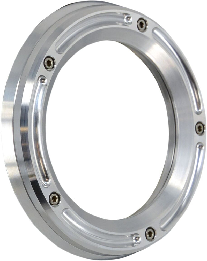 Trask Raw Aluminium Assault Derby Cover for Various Various Harley-Davidson Motorcycles (See Fitment List) #TM-0040R