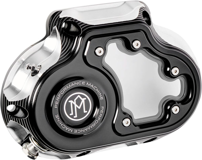 Performance Machine Hydraulic Clutch Actuator Cover - Each, Vision, Billet Aluminum - Anodized / Black / Contrast Cut™ for Harley-Davidson Touring 2014-2020