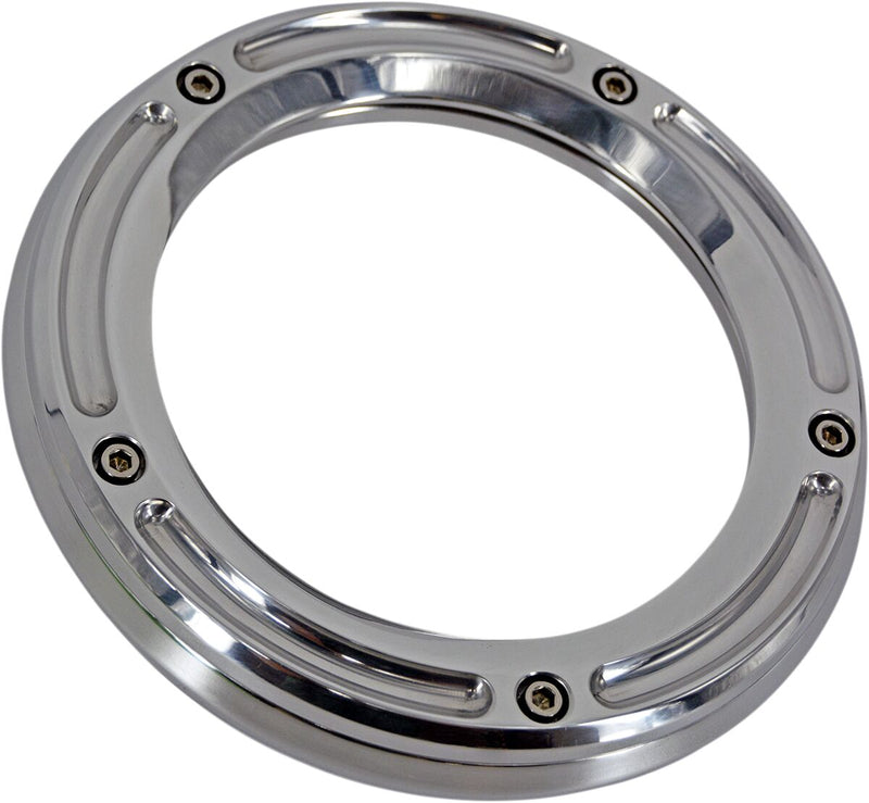 Trask Chrome Aluminium Assault Derby Cover for 2018-2026 Harley-Davidson Softail