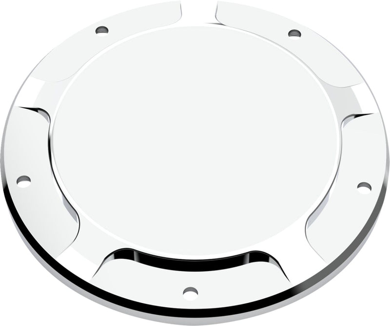 LA Choppers County Line Derby Cover Chrome Silver Aluminium #LA-P106-02C