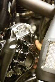 Baker Drivetrain Function-Formed™ Cable Type Transmission Side Cover Assembly for 2006-2024 Harley-Davidson Black Gloss 6061-T6 Aluminium Kit