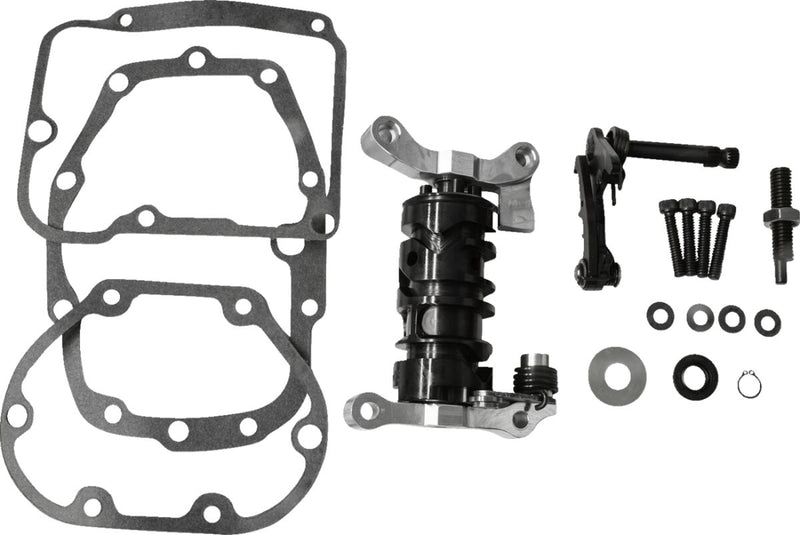 Baker Drivetrain Shifter Drum Kit for 1996, 2000-2006 Harley-Davidson 5-Speed Transmission Aluminium Steel
