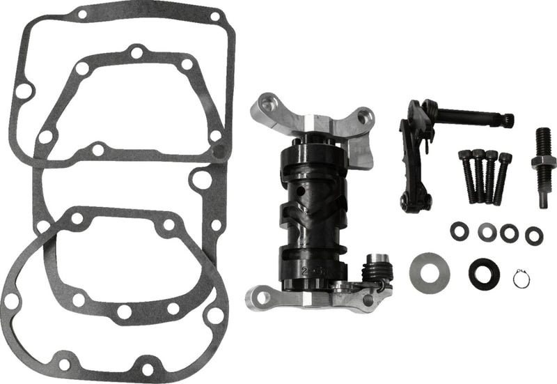 Baker Drivetrain N1 Shifter Drum Kit for 1996, 2000-2006 Harley-Davidson N1 Shift Pattern 5-Speed Transmission Aluminium Steel