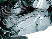 Kuryakyn Inner Primary Cover In Chrome For Harley-Davidson 2007-2017 Softail Motorcycles