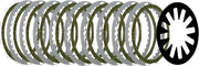 BELT DRIVES LTD. HIGH-PERFORMANCE CLUTCH KIT WITH EXTRA PLATE - 11311806