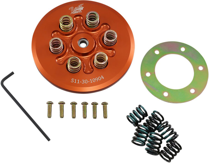 Barnett Clutch Spring Conversion Kit - Hydraulic Clutch, Billet Aluminum - Orange for Harley-Davidson Touring, Softail, Dyna & Trike 1996-2017
