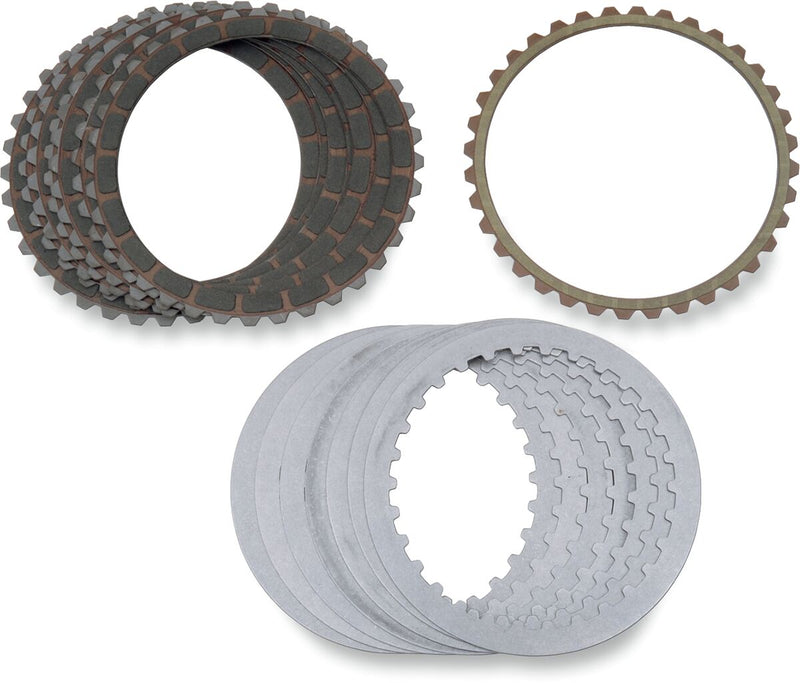 Barnett Carbon Fiber Clutch Plate Kit - Clutch Friction & Steel Plate KIT Carbon/steel for Harley-Davidson Buell 2003-2012