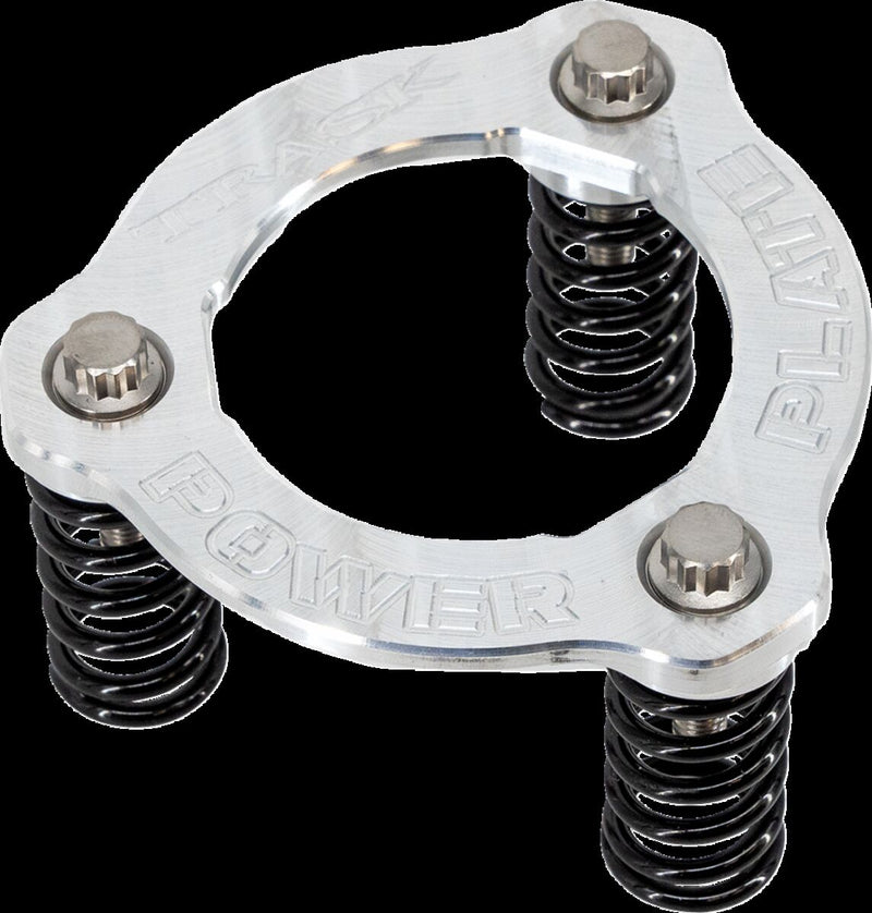 Trask Power Plate Kit - Clutch Spring, Billet Aluminum, High Pressure - Raw for Harley-Davidson Touring, Softail, Dyna & Trike 1984-2024