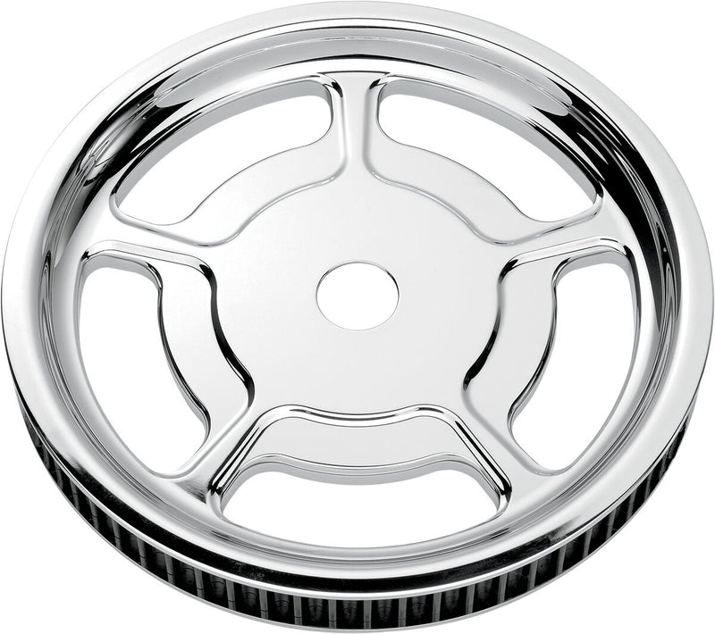 Performance Machine Universal Rear Cush-drive Aluminum Pulley - 25,4 mm (1,000"), Each - Chrome for Harley-Davidson Touring, Trike & V-Rod 2008-2026