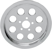 Drag Specialties Chrome Outer Rear Pulley Insert Fits Harley-Davidson Dyna, Softail, Touring Models 1983-1999