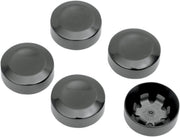 Drag Specialties Rear Pulley Bolt Covers Fits Harley-Davidson Dyna, Softail, Sportster, Touring Models 1984-2022