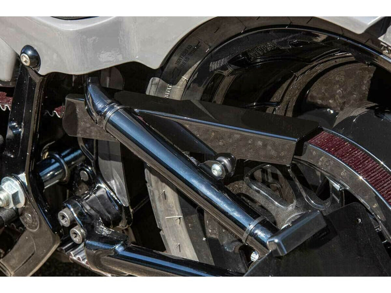 Rick's Motorcycles Belt protection for 2018-2024 Harley-Davidson Belt Guard Black Gloss #S8-BSOG000-SG