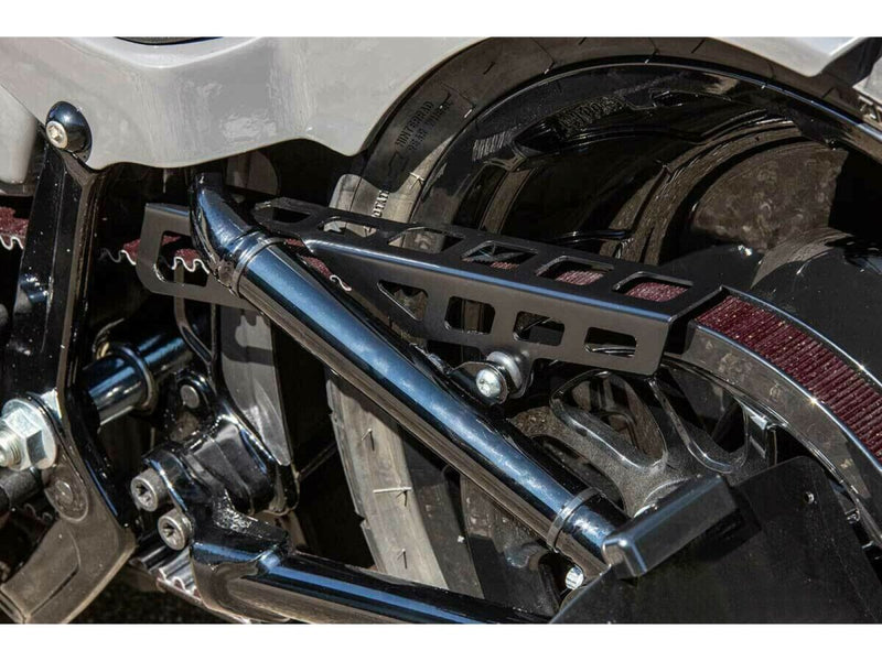 Rick's Motorcycles Belt protection for 2018-2024 Harley-Davidson Belt Guard Black Gloss #S8-BSOR000-SG