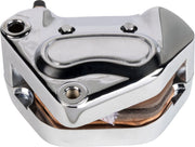 Drag Specialties Chrome 4-Piston Brake Caliper Fits Harley-Davidson Dyna, Softail, Sportster, Touring Models 2000-2007