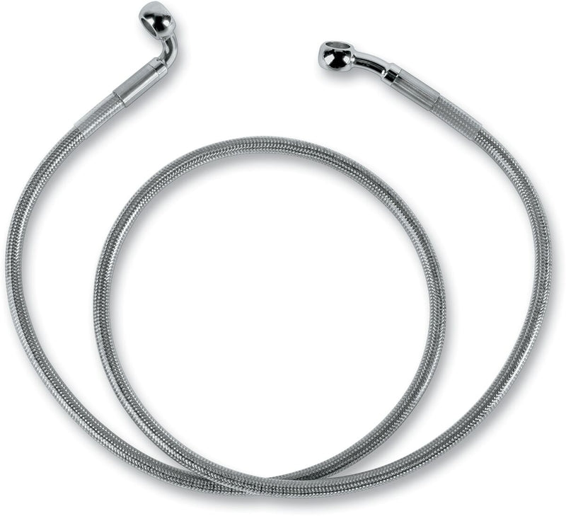Drag Specialties Stainless Steel Brake Line Kit Fits Harley-Davidson Softail Models 1999-2007