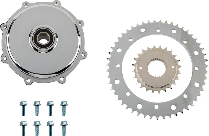 Drag Specialties Conversion Sprocket Kit - Steel - Chrome for Harley-Davidson Touring & Trike 2009-2016