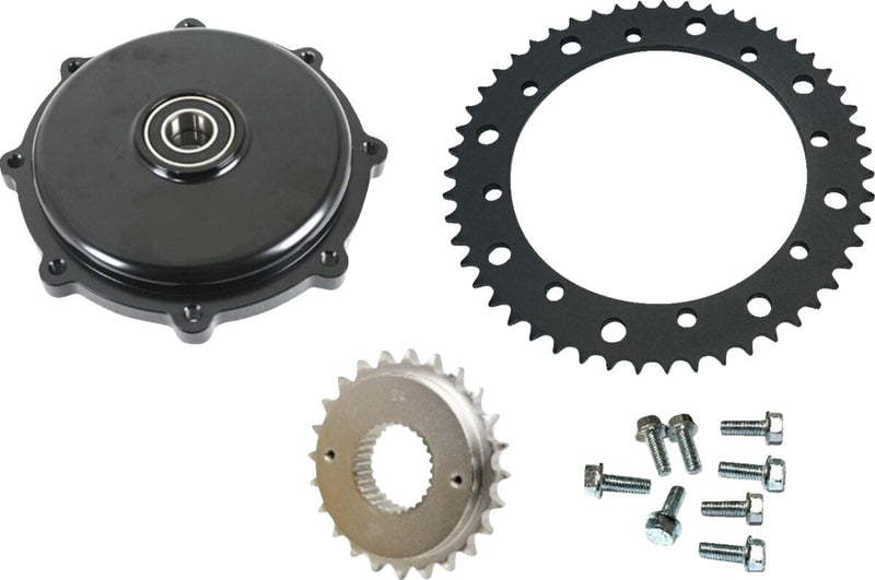 Drag Specialties Conversion Sprocket Kit - Steel - Black for Harley-Davidson Touring & Trike 2009-2016